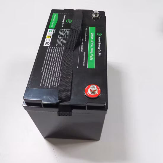 Batterie au lithium LiFePO4 12V 120ah à cycle profond d'alimentation directe d'usine pour EV RV