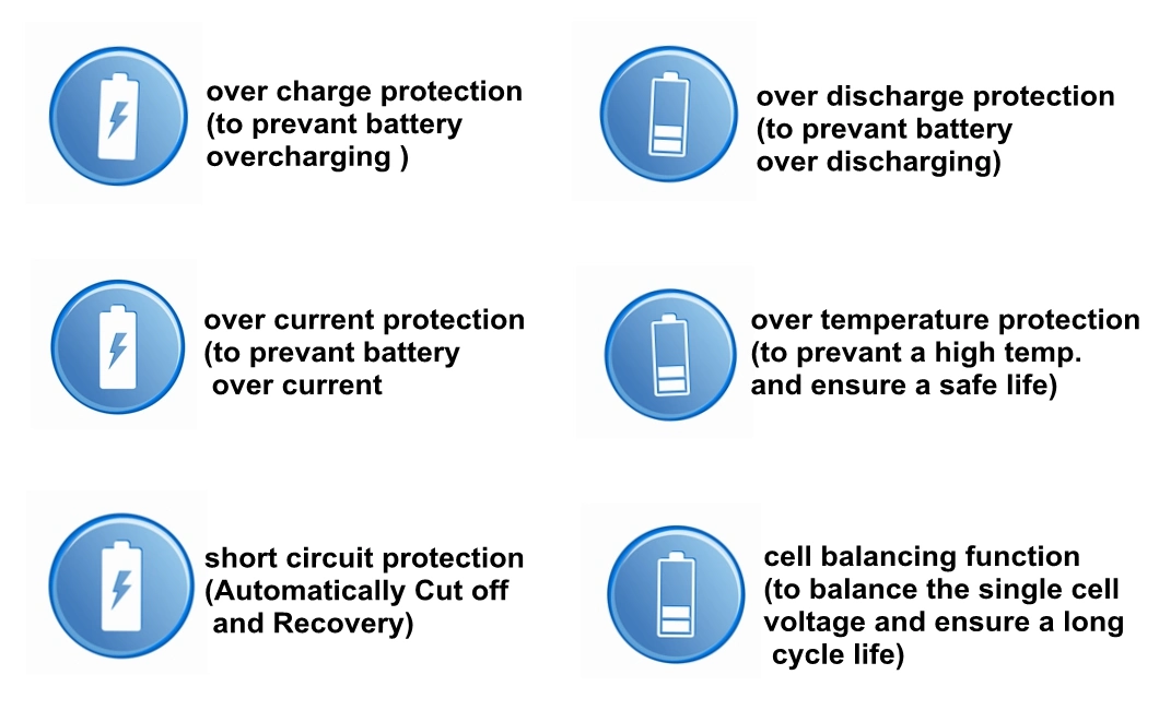 Lithium Battery 12V 10ah LiFePO4 Battery for Electric Vehicle with BMS