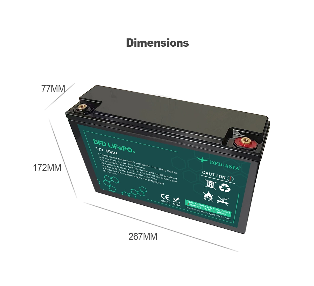 Li-ion Battery Pack 12V 40ah 50ah 60ah 100ah Lthium Ion Battery Energy Storage LiFePO4 Battery