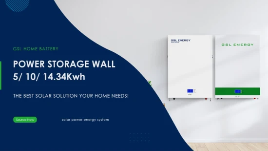 Gsl Energy hors réseau stockage d'énergie Powerwall 48V 5kwh 10kwh 100ah 200ah système solaire domestique batterie LiFePO4