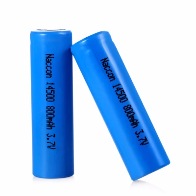 14500 LiFePO4 Longue Garantie Lithium Fer Phosphate Batterie Rechargeable Cylindre Cellule 3.2V 600mAh