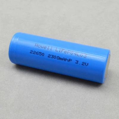 22650 Batterie LiFePO4 Cellule 3.2V 2300mAh pour Outils Électriques