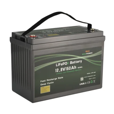 Batterie au lithium-ion LiFePO4 à cycle profond 12V 10ah 100ah 150ah 200ah 300ah