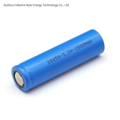 Cellule Li-ion cylindrique de la batterie au lithium-ion de la batterie LiFePO4 à long cycle 18650 3.7V